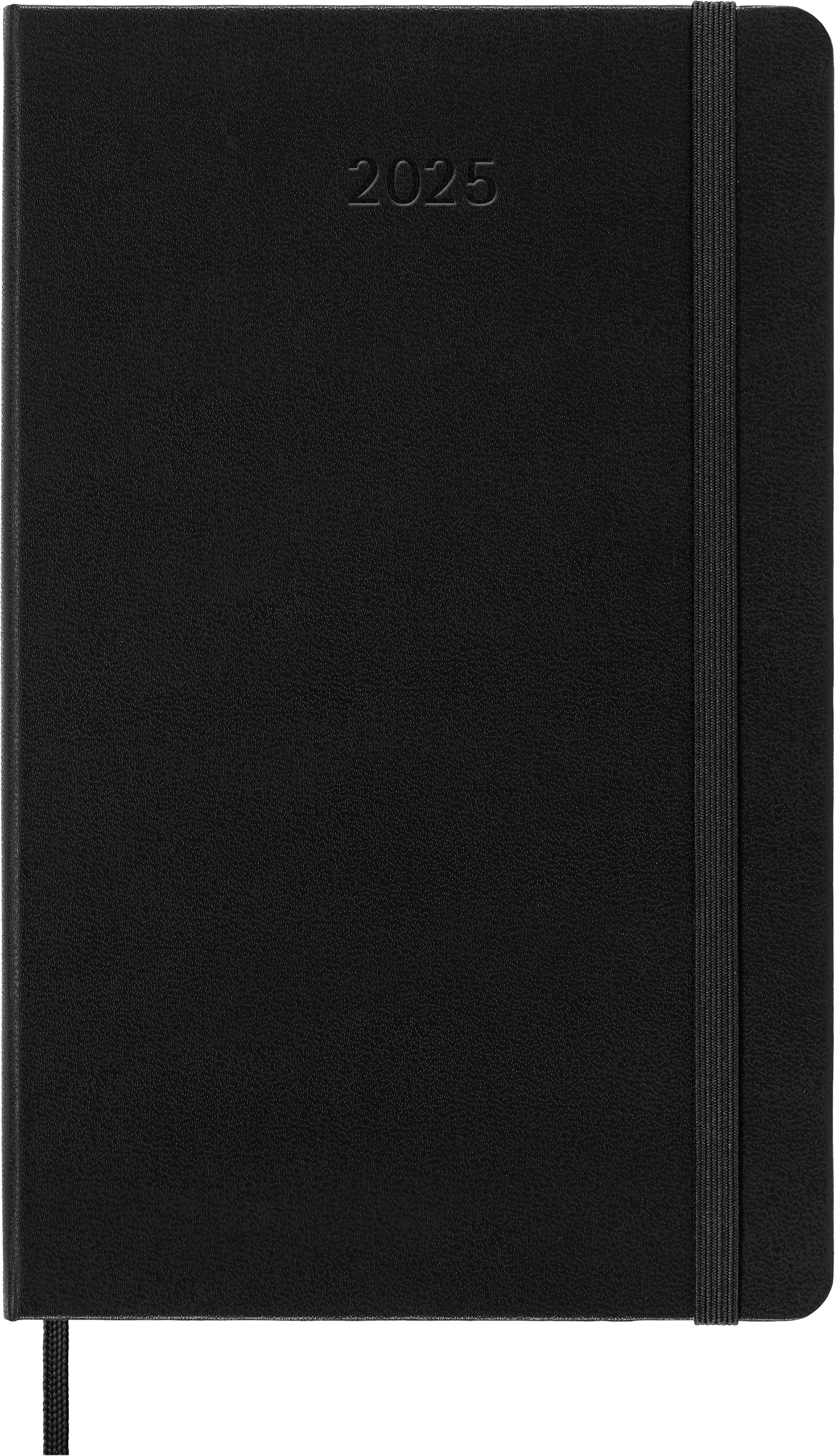 2025 Moleskine Hard Cover Planner - 130mm x 210mm Weekly Diary with Notes Section, Black | Perfect for Work, School & Personal Organization