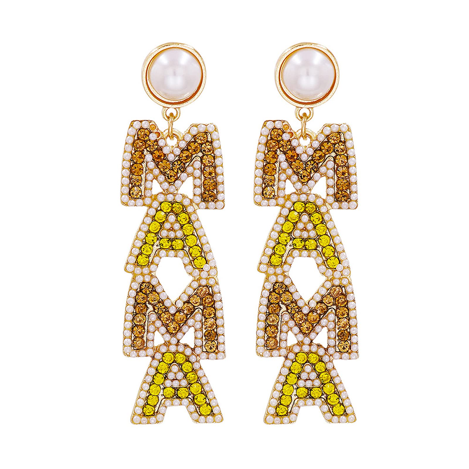 Sparkling Rhinestone Crystal Dangle Earrings for Women - Elegant Long Statement Jewelry Gift for Mom, Birthday, Mother's Day | Perfect for Parties, Weddings & Special Occasions