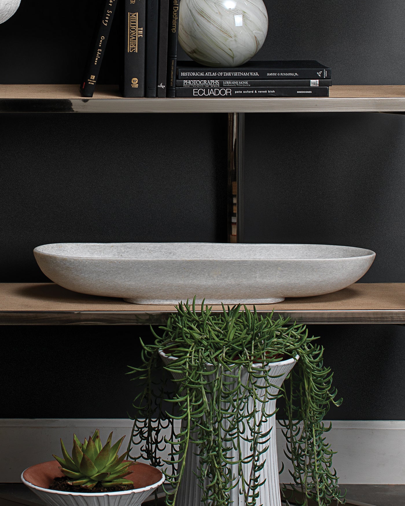 Premium White Long Oval Serving Bowl - Elegant Dining & Kitchen Decor for Salads, Pasta, Snacks & Entertaining
