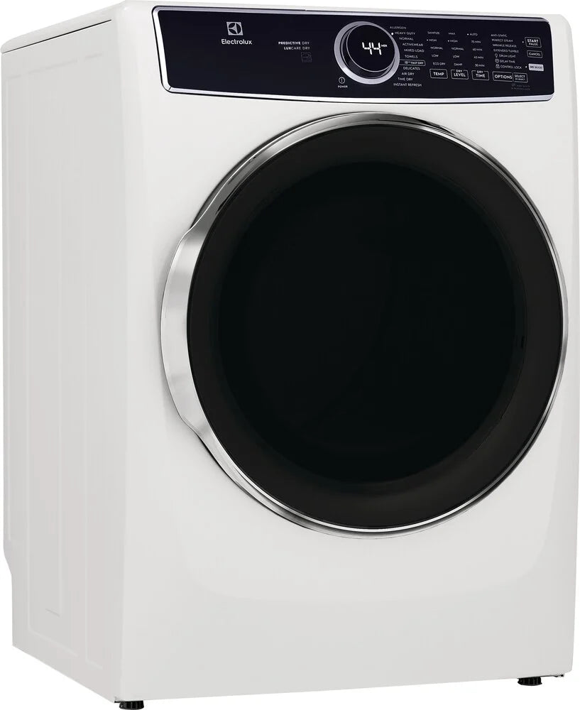 Electrolux 600 Series Gas Dryer - 7.4 cu. ft. Capacity, White (ELFG7637AW) | Fast Drying & Energy Efficient for Large Laundry Loads | Perfect for Homes & Apartments