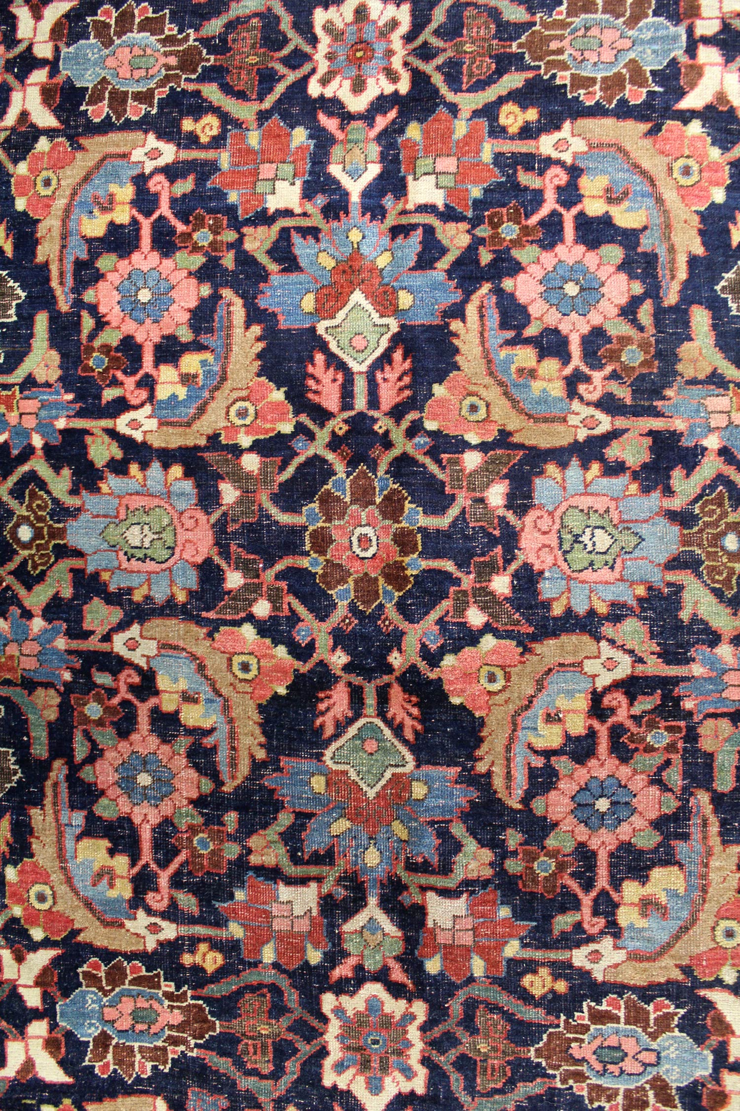 Antique Bijar Handwoven Tribal Rug JF8505 - Authentic Persian Wool Carpet for Living Room, Bedroom & Home Decor