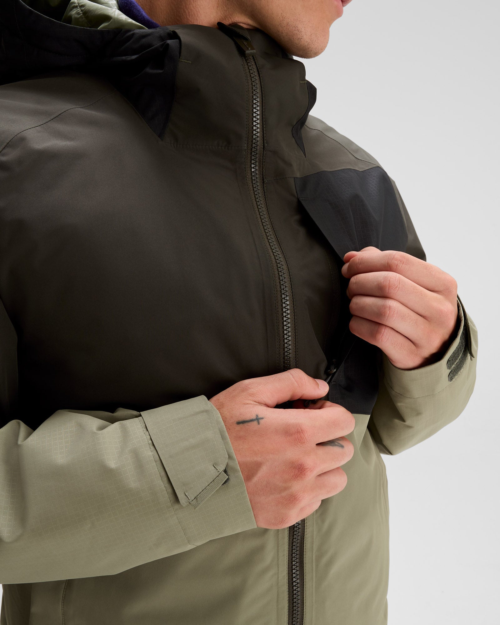 Men's PWDR Days 2L Insulated Snow Jacket - Waterproof Winter Coat for Skiing & Outdoor Activities - Dark Moss/Beech Color - Perfect for Snowboarding, Hiking & Cold Weather Adventures