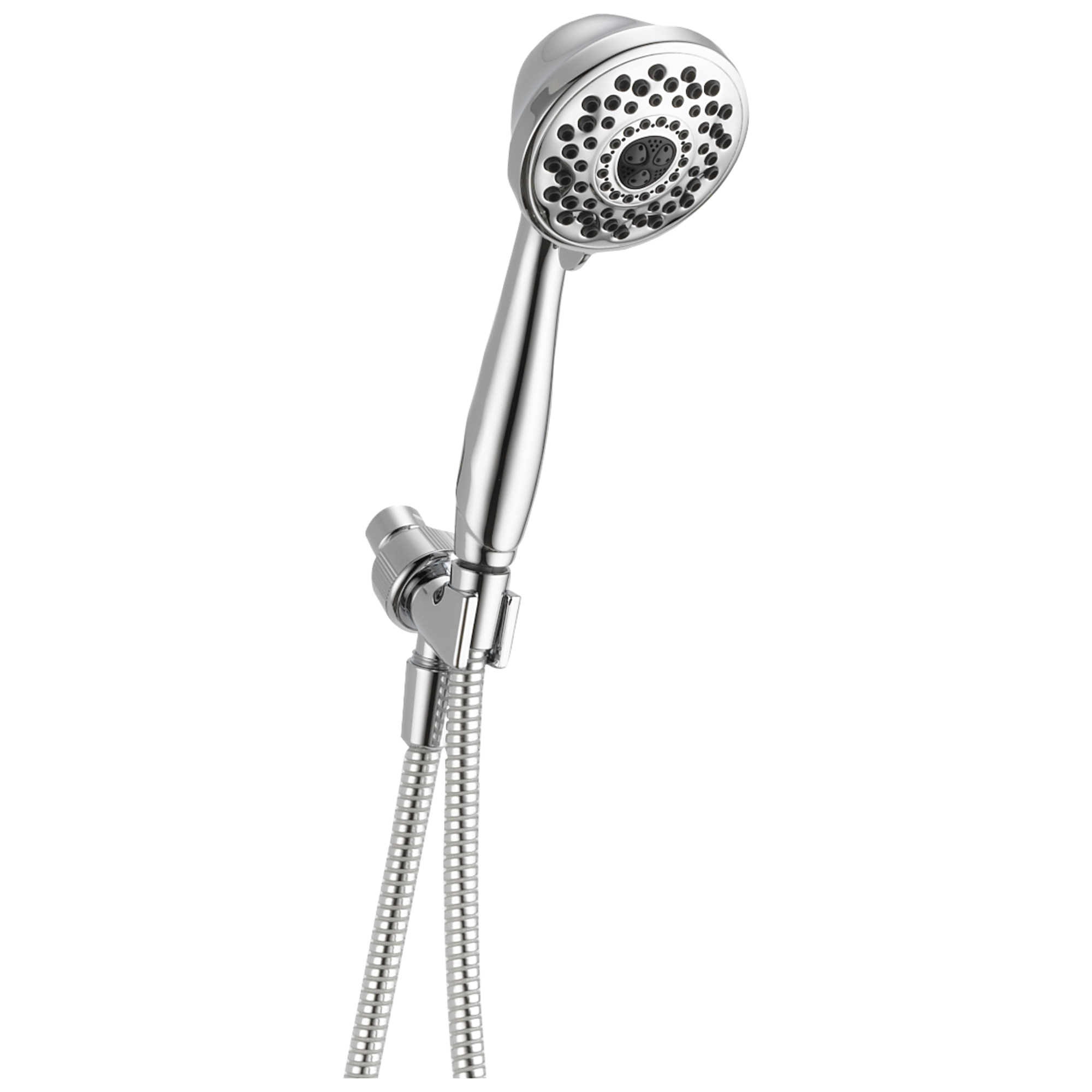 Delta 59346 PK 7-Setting Chrome Shower Head with Handheld Shower Mount - Perfect for Bathroom Renovation & Spa-Like Shower Experience
