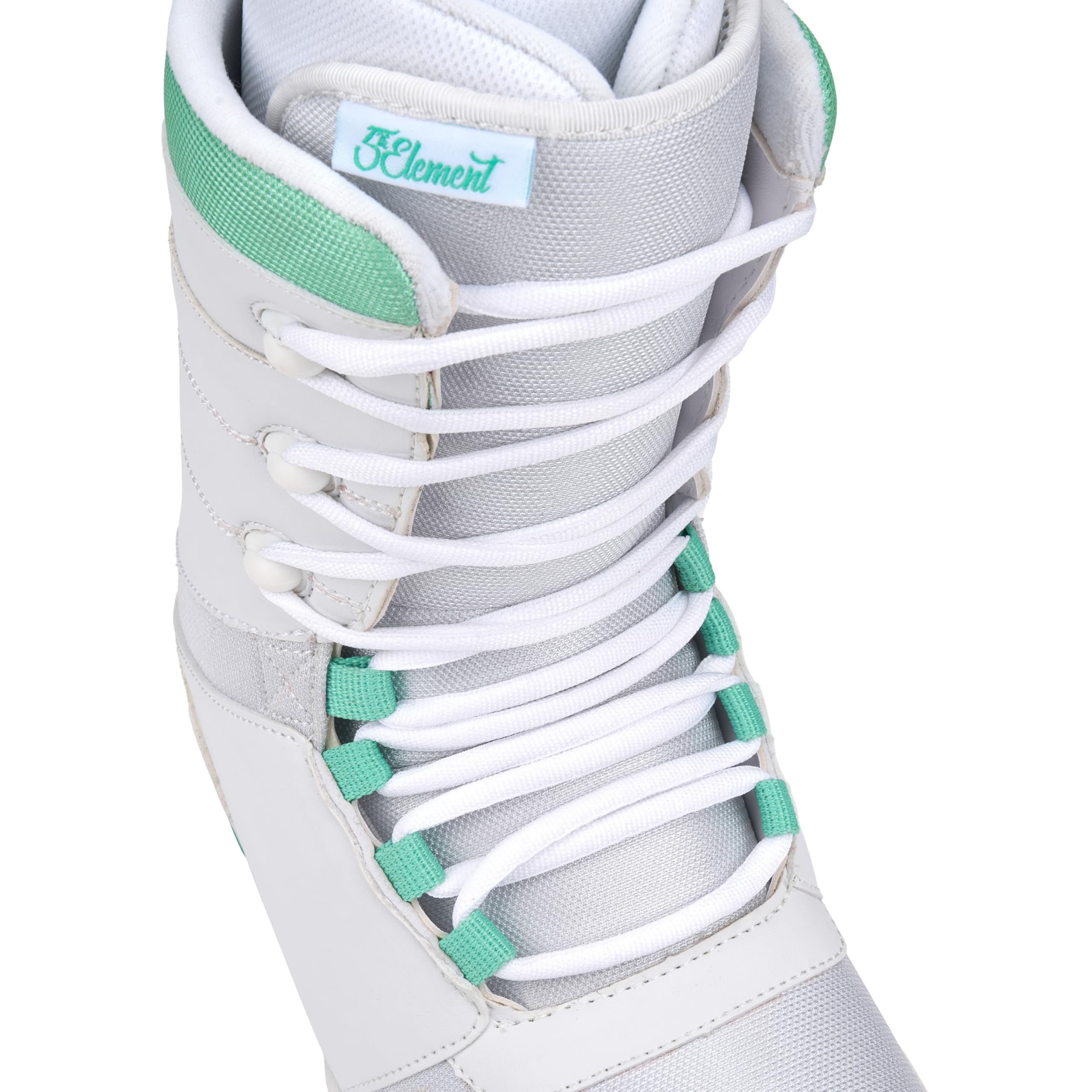 5th Element Women's Lace Up & Dial Snowboard Boots - Waterproof All Mountain Boots Compatible with Strap Bindings (Various Sizes) - Perfect for Freeride, Park & Powder Snowboarding Adventures