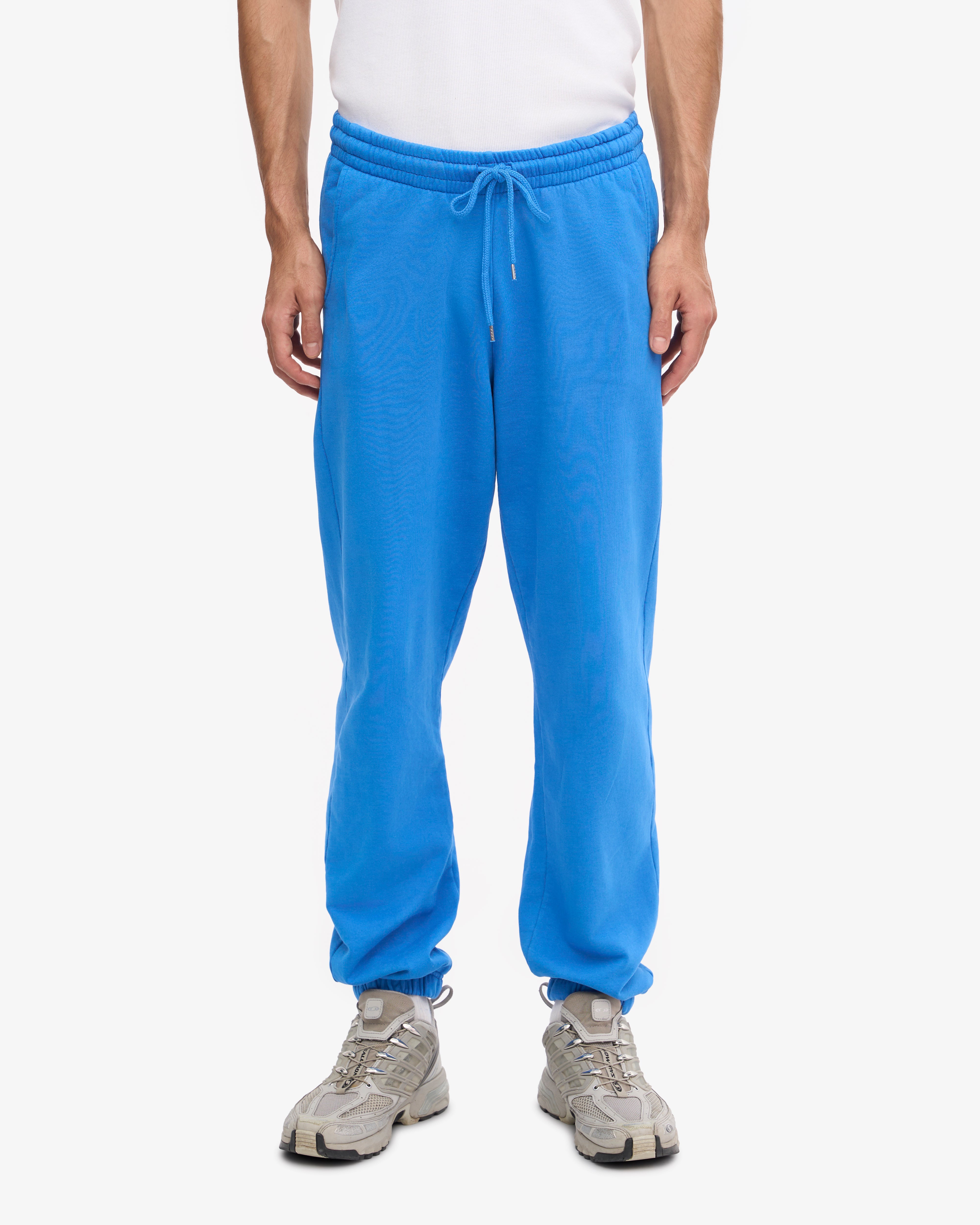 Organic Cotton Sweatpants for Women - Soft & Comfortable Lounge Pants in Pacific Blue | Perfect for Yoga, Running & Relaxing at Home
