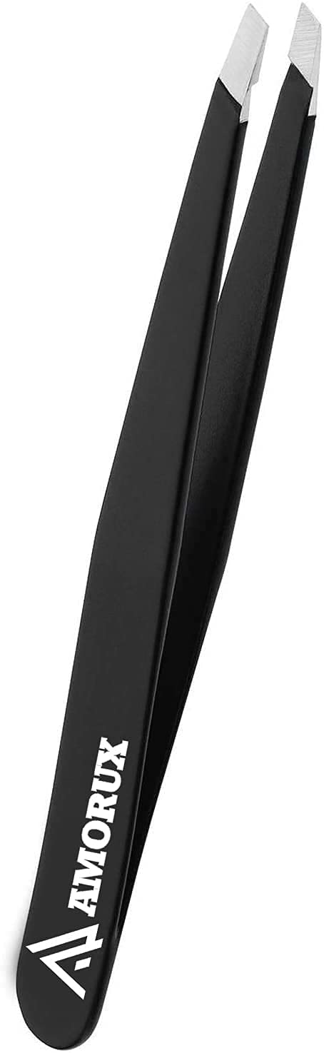 Professional Stainless Steel Eyebrow Tweezers for Women - Precise Facial Hair Removal Tool for Ingrown Hairs, Splinters & Daily Grooming - Perfect for Eyebrow Shaping, Makeup Application & Beauty Routine