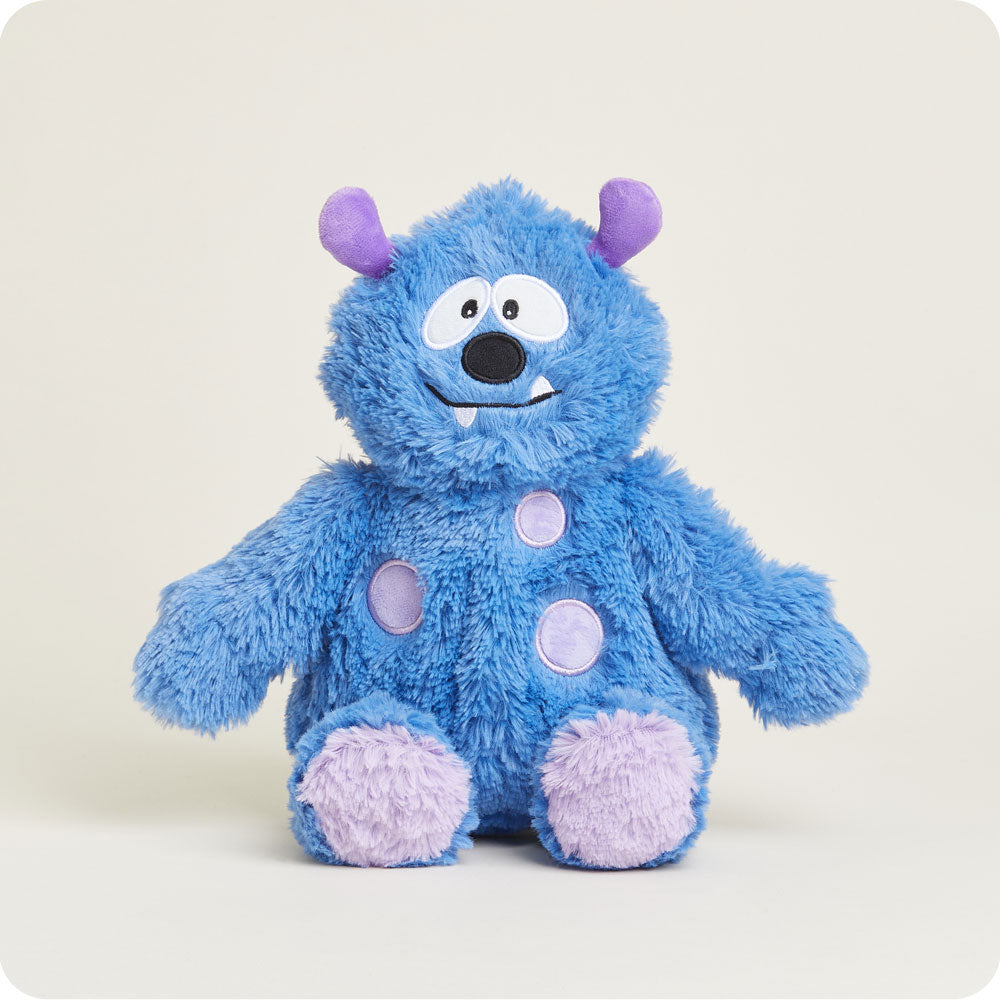 Blue Monster Warmies - Adorable Plush Heating Pad for Kids & Adults | Microwaveable Warm Hugs for Relaxation, Stress Relief & Comfort | Perfect for Bedtime, Cold Weather & Anxiety Relief