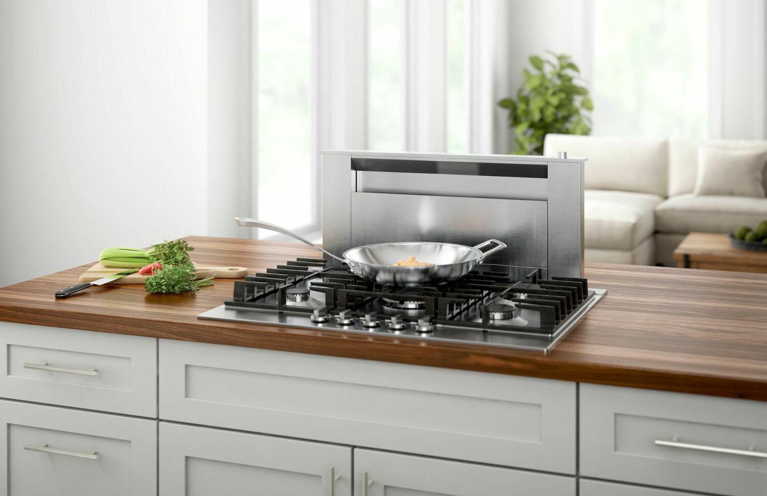 Bosch NGM8657UC 800 Series 36-Inch Stainless Steel Gas Cooktop - Professional Grade for Modern Kitchens, Perfect for Home Chefs & Entertaining