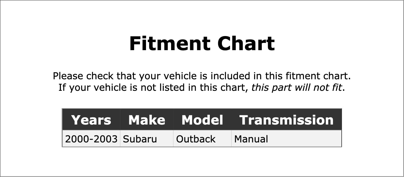 Subaru Outback Ignition Lock Cylinder & Switch (2000-2003) - PC-904358 Replacement Part for Manual Transmission - Perfect for Car Repair & Maintenance