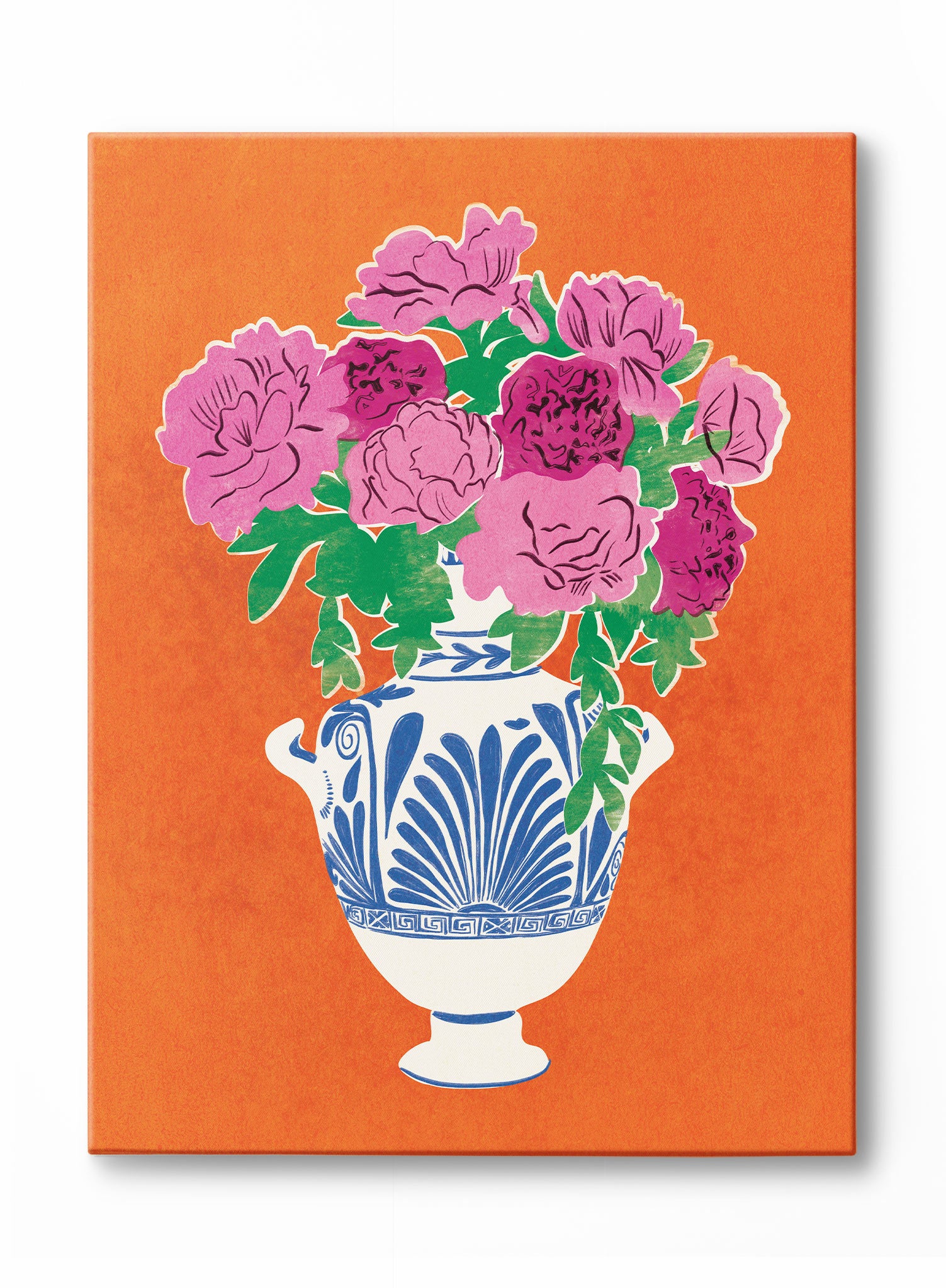 Beautiful Floral Bouquet Canvas Wall Art - Elegant Home Decor for Living Room, Bedroom, or Office
