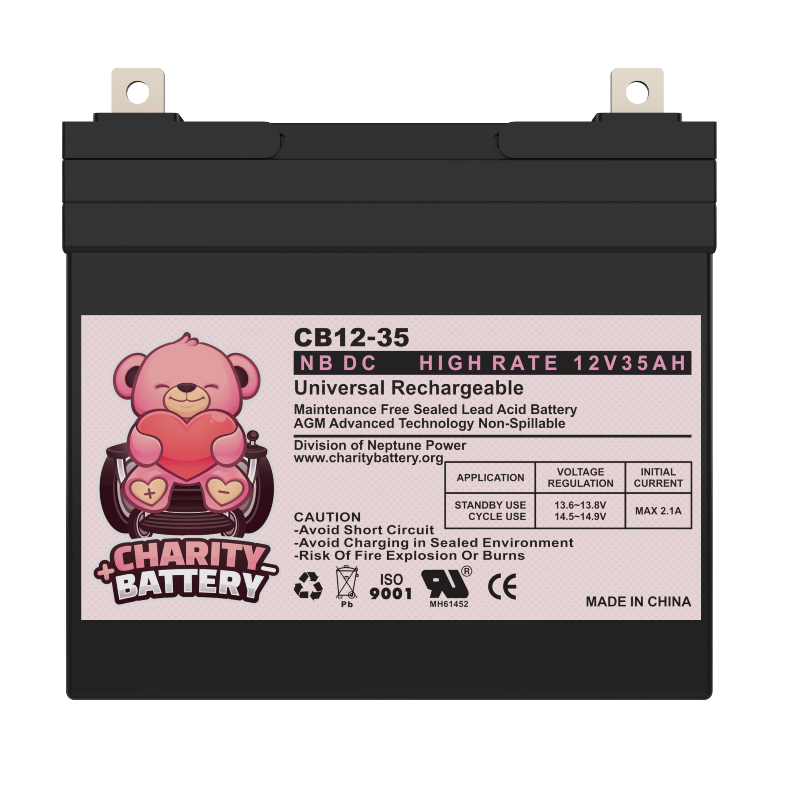 12V 35Ah Replacement Battery for Dixon 5423 Lawn Mower - Sealed Lead Acid (SLA) Battery - Perfect for Riding Mowers, Tractors, and Outdoor Power Equipment
