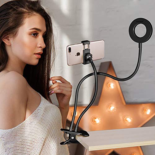 Universal Selfie Ring Light with Adjustable Phone Holder - 10