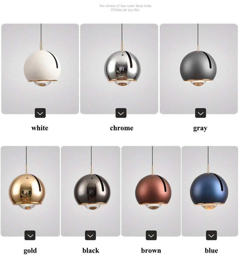 Hyve Modern Pendant Light - Sleek Contemporary Hanging Light Fixture for Kitchen Island, Dining Room & Living Room Decor