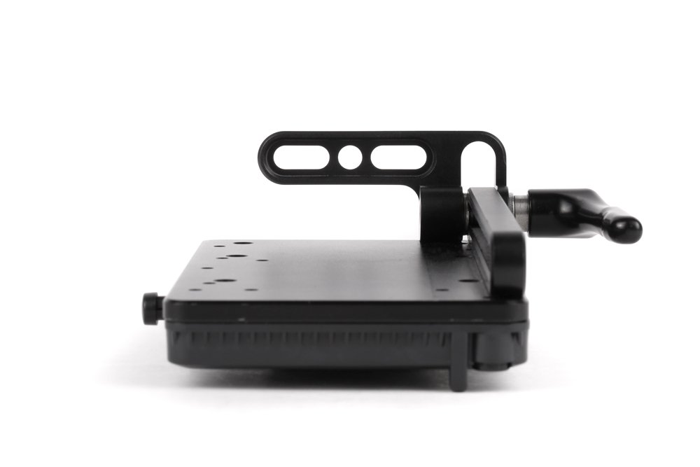 Professional Wooden Camera Battery Slide Mounting System - Compatible with V-Mount, Gold Mount & QRC Gold Mount Battery Plates - Perfect for DSLR, Mirrorless & Cinema Camera Rig Setups