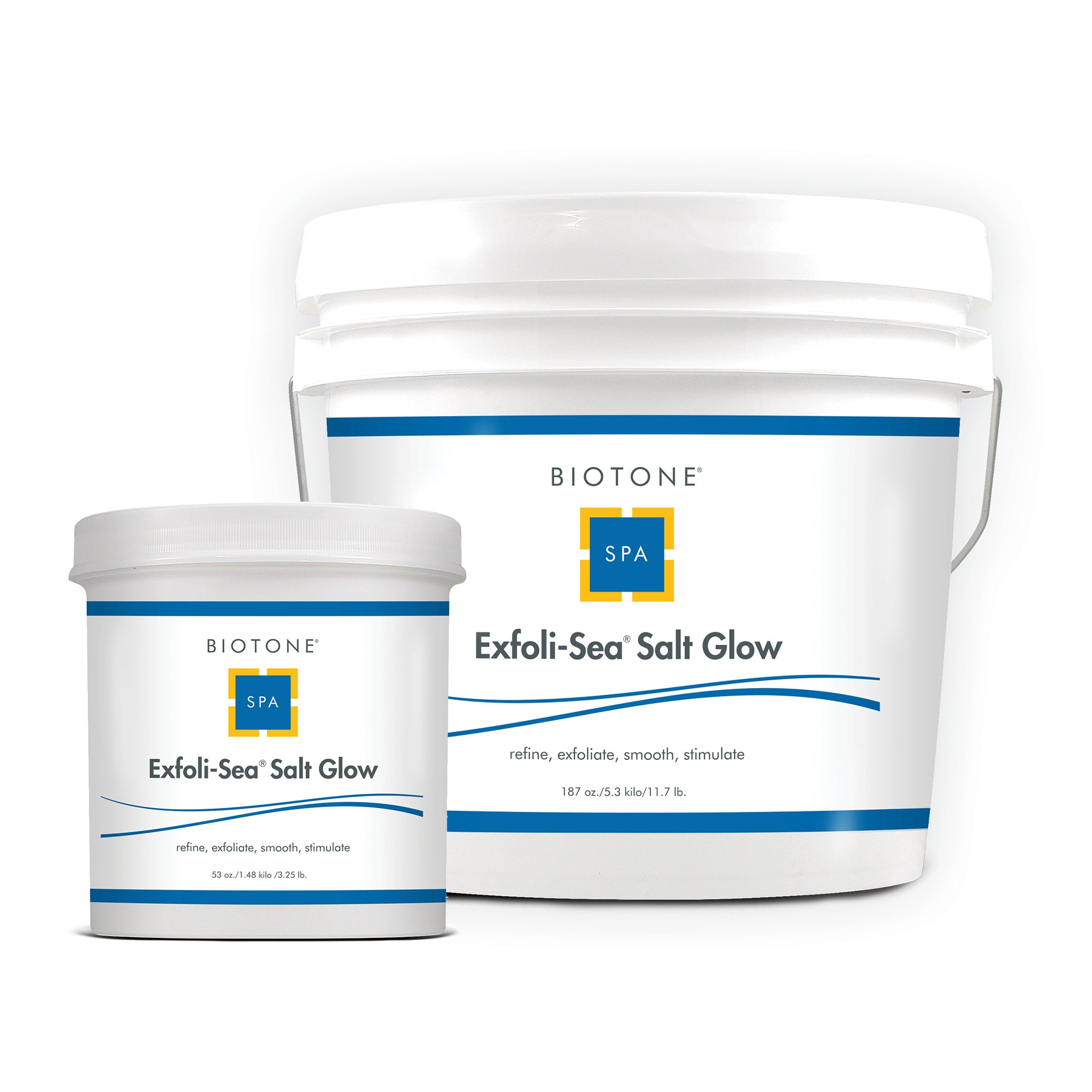 BIOTONE® Exfoliating Sea Salt Scrub - Natural Exfoliator for Smooth Skin, Spa Quality Body Scrub for Dry Skin, Perfect for Home Spa & Relaxation