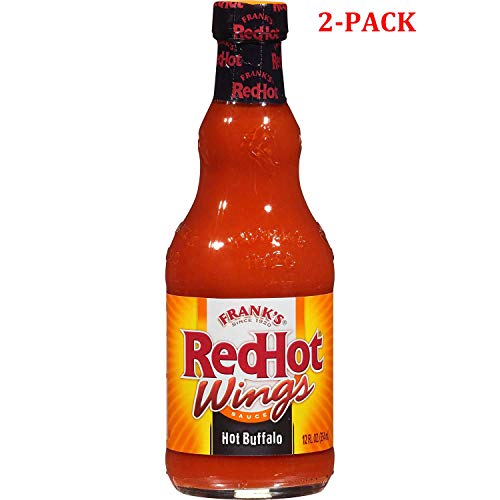 Spicy Buffalo Wing Sauce - 12 fl oz (2-Pack) | Hot & Tangy Flavor for Chicken Wings, Pizza, Dips & More | Perfect for Game Day, Parties & BBQ