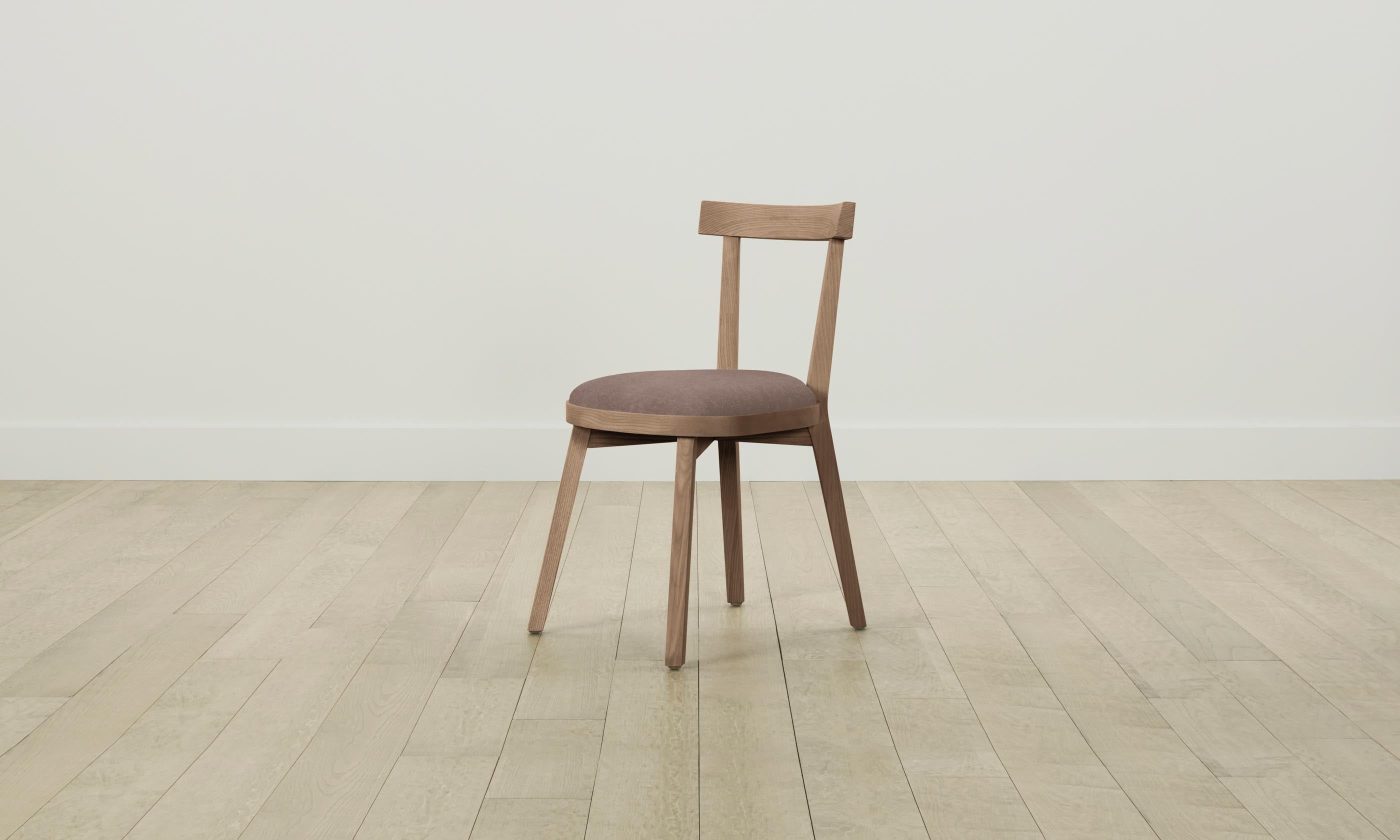 Allen Dining Chair - Modern Mohair Peony Upholstered Seat - Perfect for Kitchen, Dining Room & Home Office