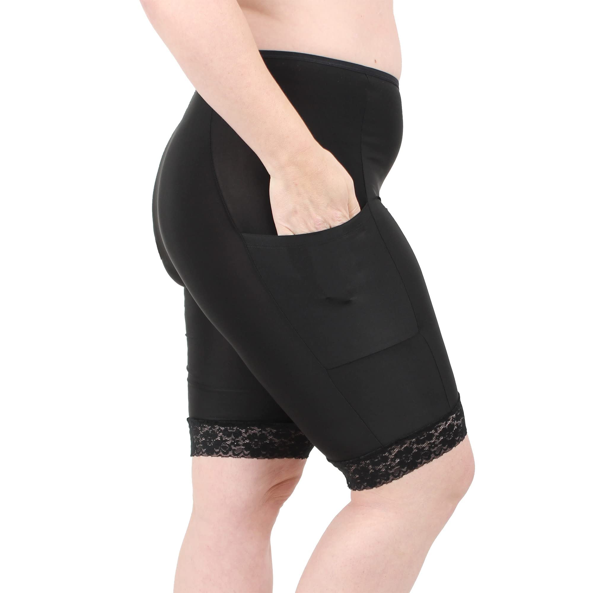 Undersummers Shortlette Slip Shorts for Women - Anti-Chafing Thigh Shorts with 9