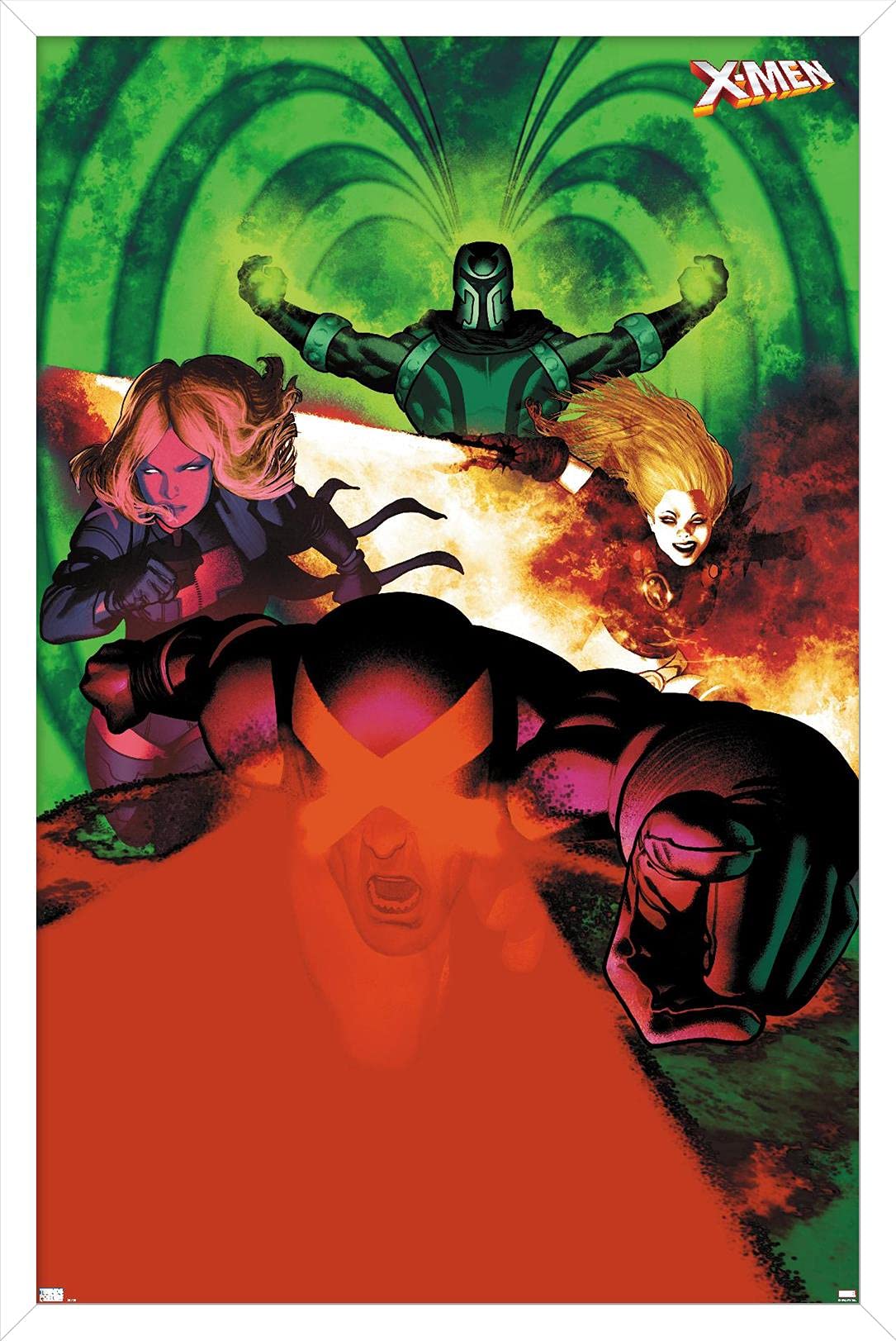 Marvel Comics X-Men Wall Poster - Emma Frost, Magneto, Magik & Cyclops | 34