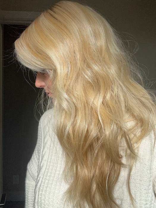 California Beach Waves HF Synthetic Lace Front Wig with Mono Top - Natural Looking Wavy Hair for Women, Perfect for Cosplay, Daily Wear & Special Occasions
