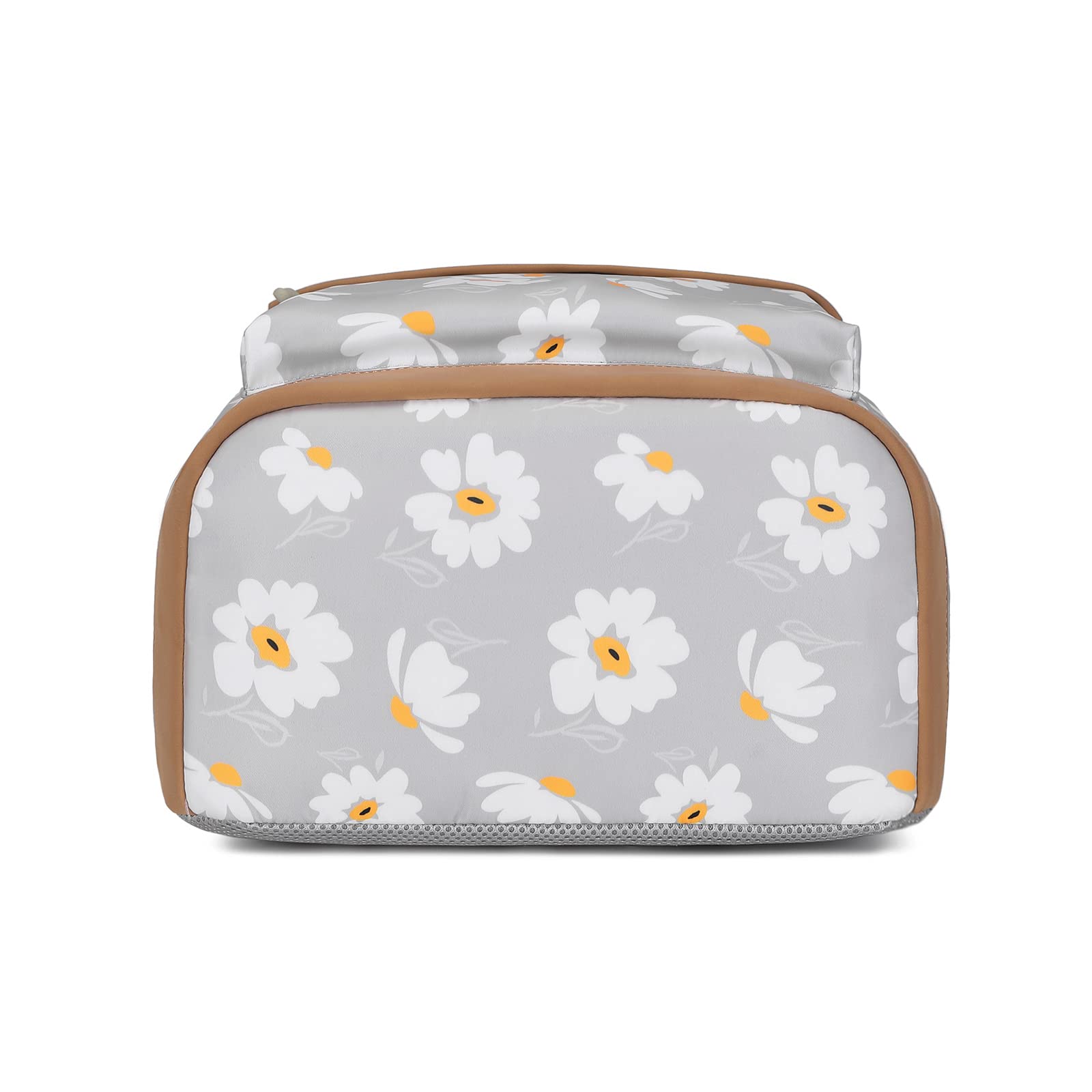 **Cute Daisy Print Backpack for Girls - Lightweight Kids Backpack with Lunch Box Set for Elementary School, Travel & Daily Use**
