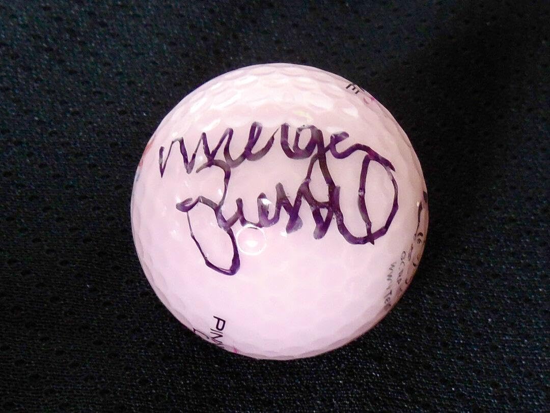 Morgan Pressel Autographed Pink Golf Ball (LPGA) with Certificate of Authenticity - Signed Collectible Golf Ball for Fans, Display, or Gift