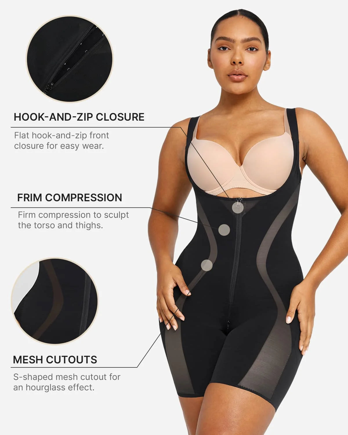 INNER ARMOR™ X Comfy Sculpting Bodysuit - Slimming Shapewear for Women - Perfect for Everyday Wear, Workout & Special Occasions