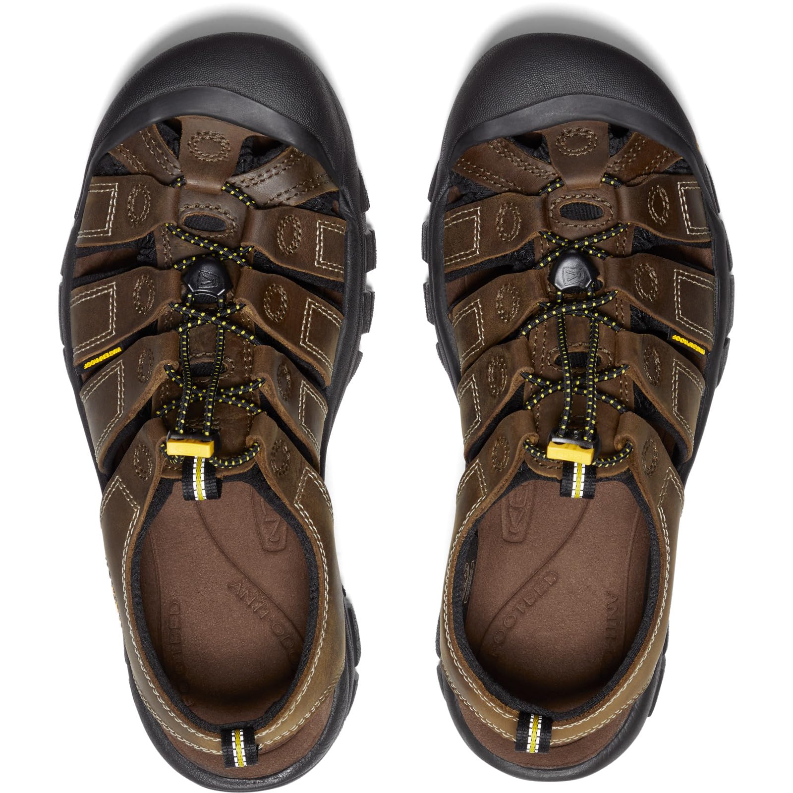 **KEEN Men's Newport Closed Toe Water Sandals – Durable Leather, Comfortable for Hiking, Beach & Outdoor Adventures**
