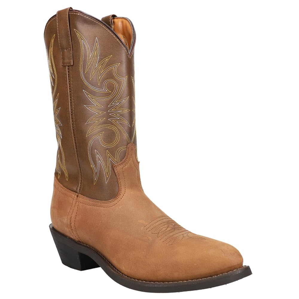 Laredo Men's Paris Western Boots - Genuine Leather Cowboy Boots for Men | Comfortable & Durable Riding Boots for Country, Rodeo & Casual Wear
