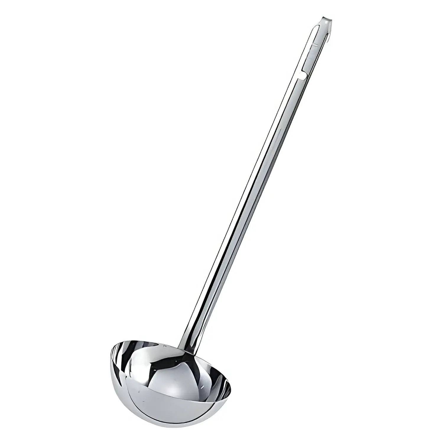 Premium Stainless Steel Brazed Ladle - Heavy Duty Soup Spoon, Kitchen Utensil for Cooking, Serving & Stirring - Perfect for Soup, Stew, Pasta & Sauce Making