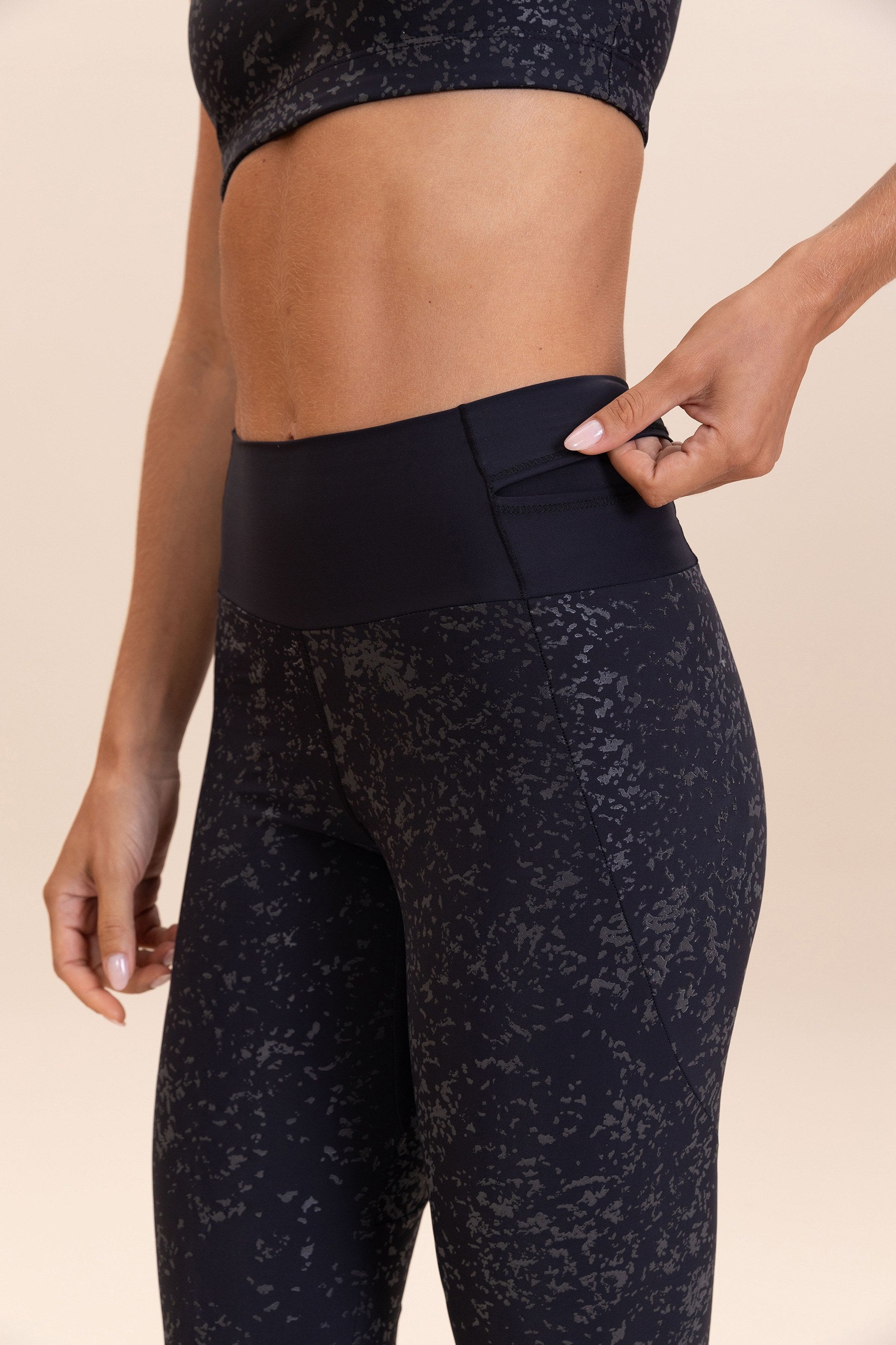 Reflex Race Pro® High Waist Yoga Leggings for Women - Tummy Control Workout Pants - Running, Gym, Yoga & Lounge Wear - Moisture Wicking & Stretchy Activewear