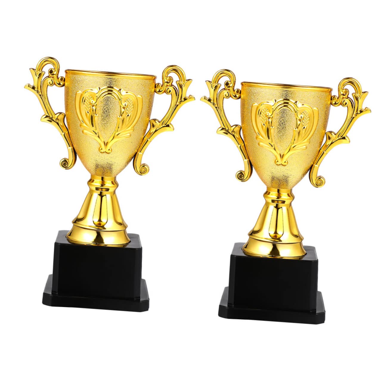 BESPORTBLE 10-Piece Plastic Reusable Trophy Reward Set - Kids Achievement Awards for Sports, School & Playtime | Perfect for Birthday Parties, Classroom Prizes & Motivational Gifts