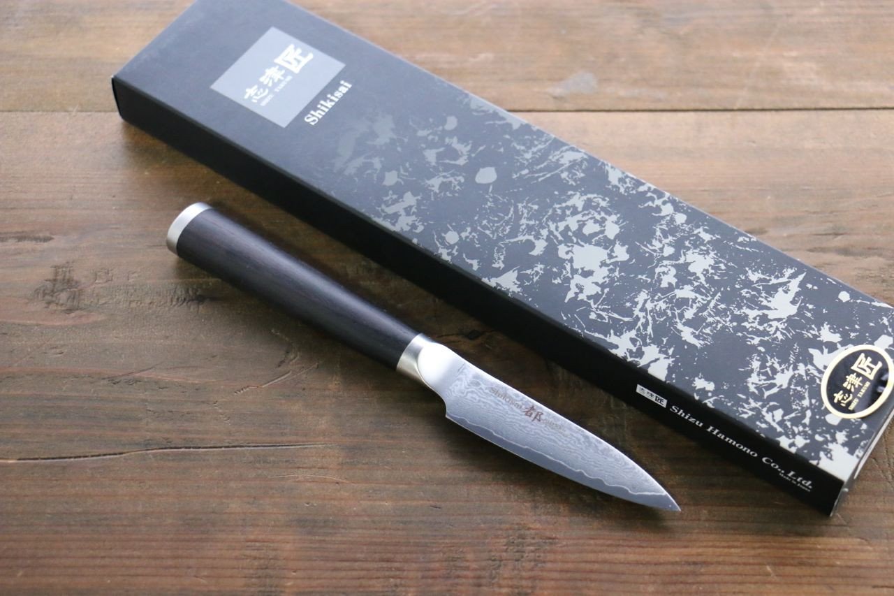 Premium Miyako AUS8 33-Layer Damascus Steel Paring Knife - 85mm Blade for Precision Slicing, Peeling & Garnishing - Perfect for Kitchen, Camping & Culinary Gifts