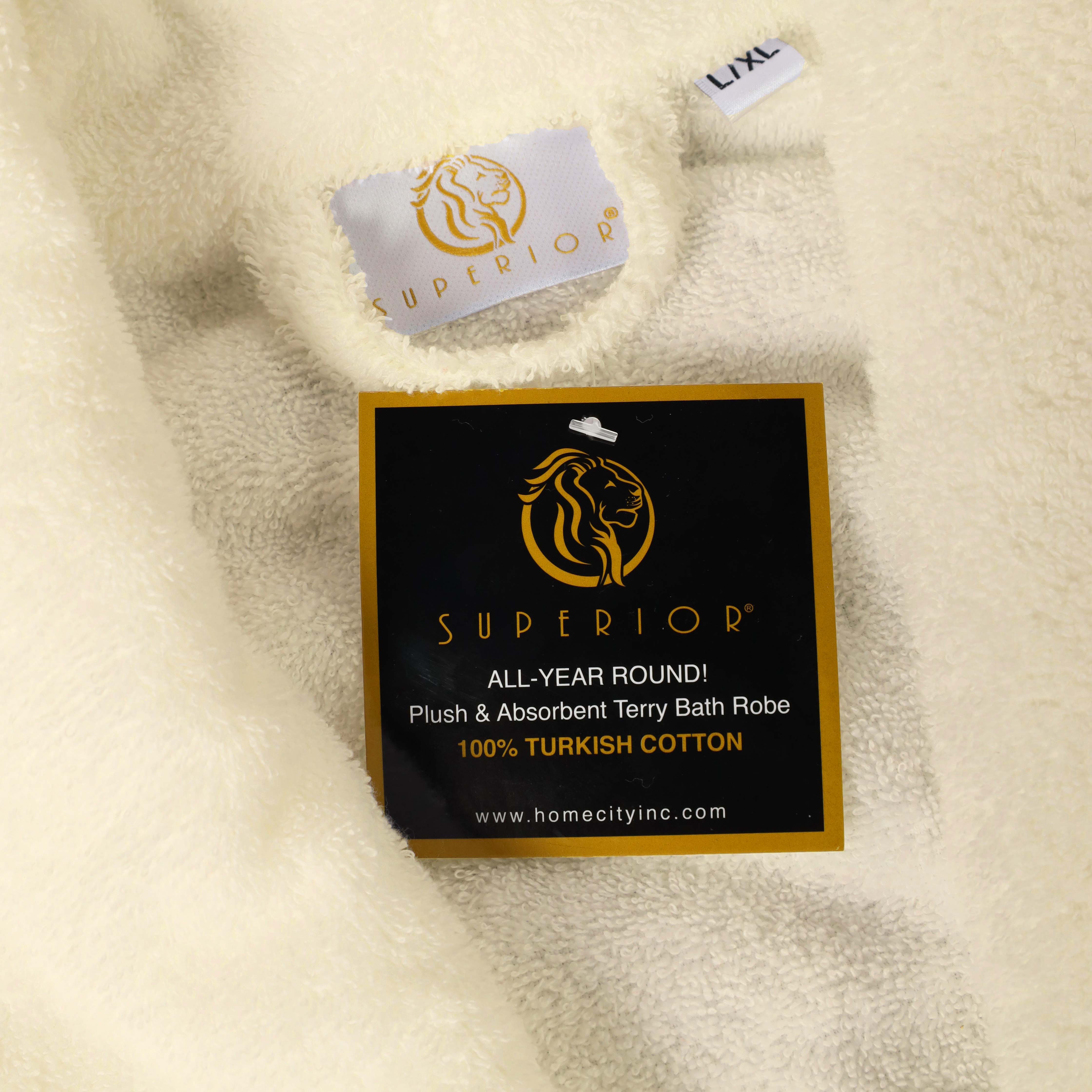 Premium Turkish Cotton Bathrobe for Men - Soft & Absorbent Classic Robe with Adjustable Belt - Perfect for Spa, Home Relaxation & Hotel Luxury