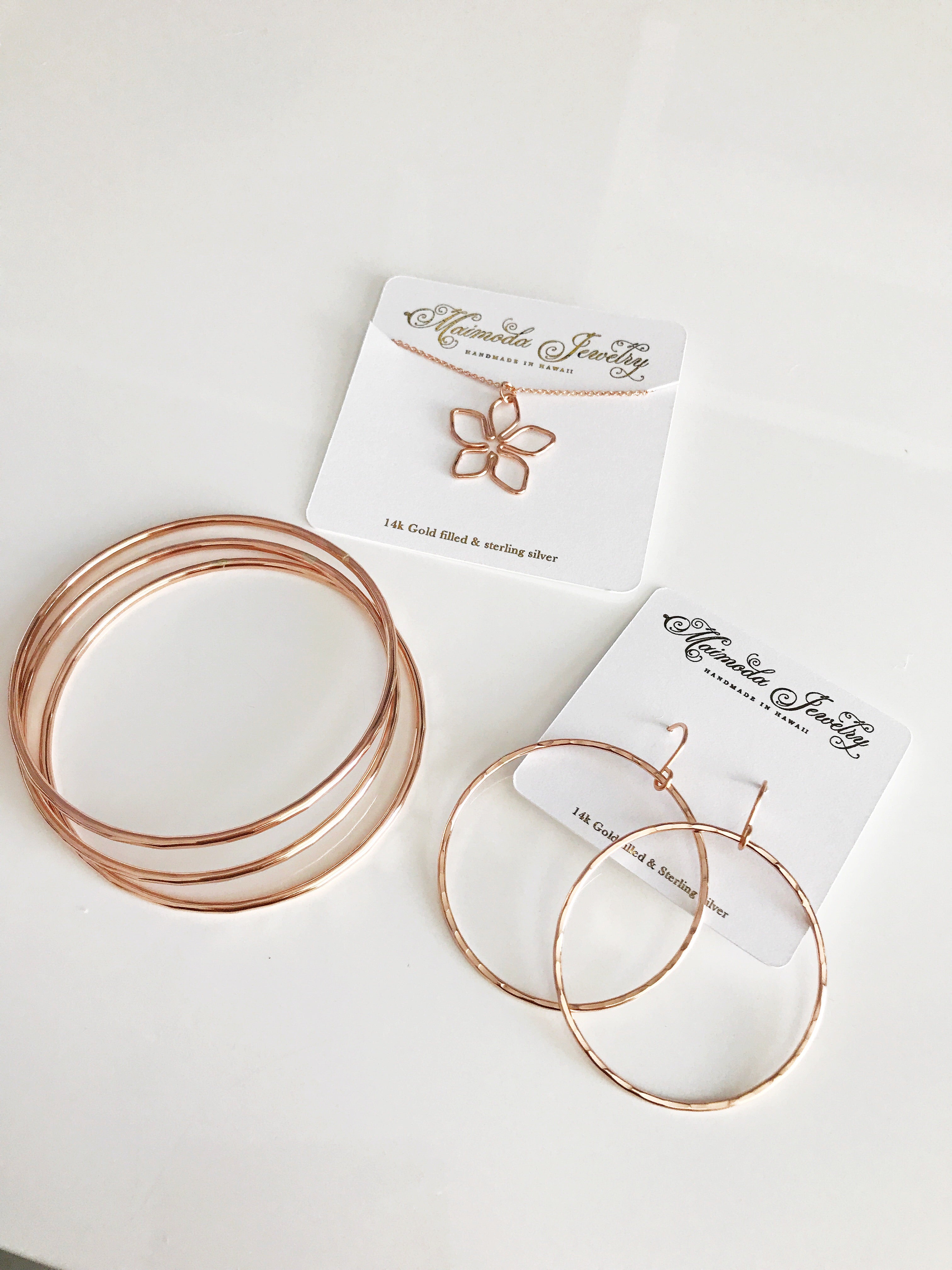 Carly Rose Gold Bangles Set (B183) - Elegant Stackable Bracelets for Women, Perfect for Parties, Weddings & Everyday Wear