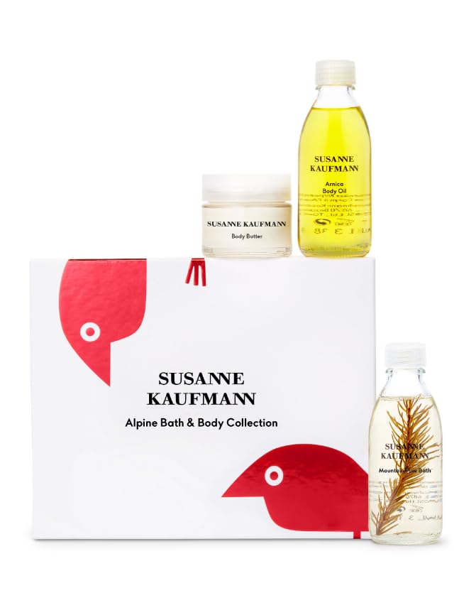 Susanne Kaufmann Alpine Bath & Body Collection - Organic Skincare Set for Spa & Home Relaxation, Luxury Bath Essentials for Self-Care & Gifting