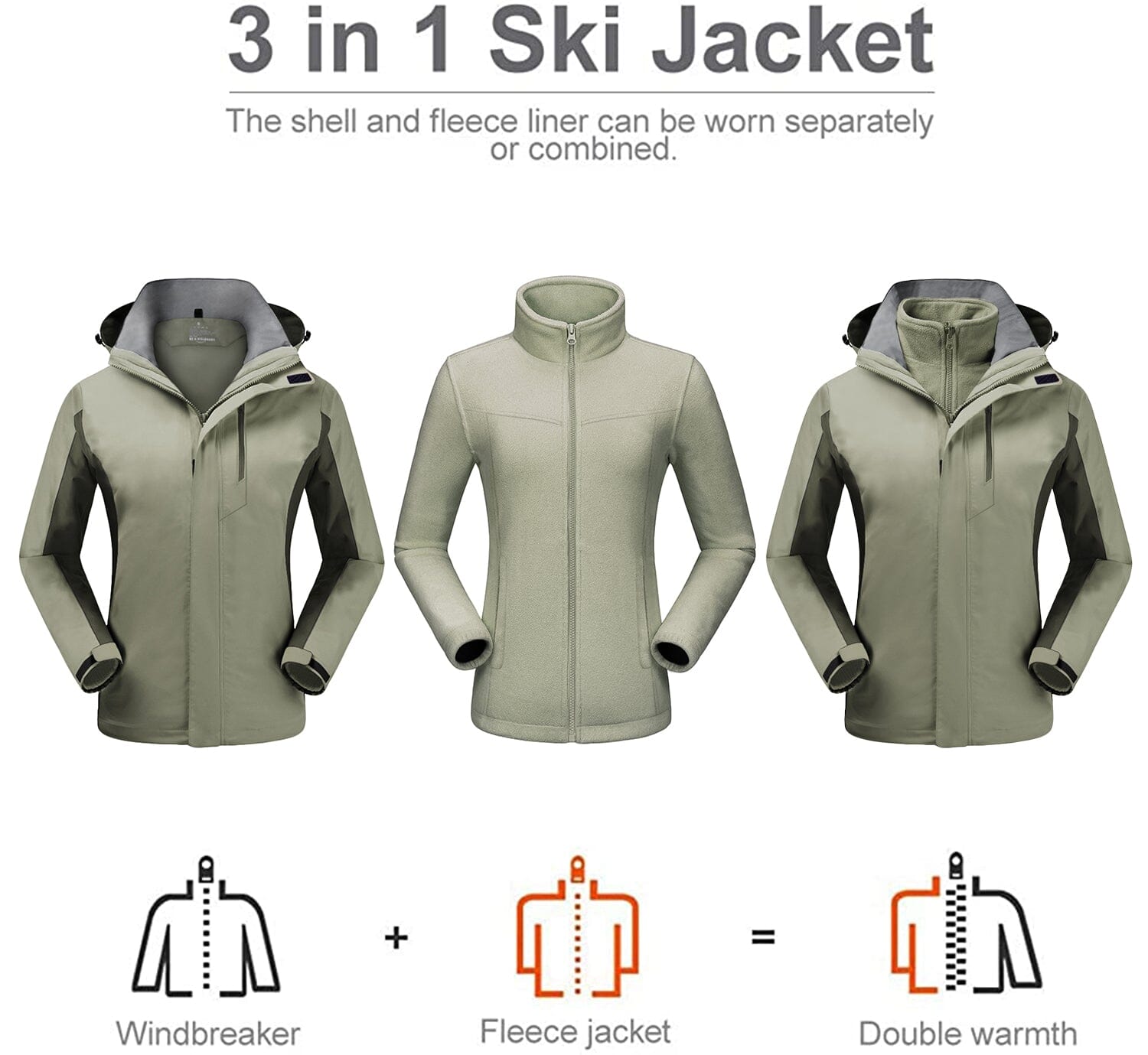 Lightweight Full Zip Running Jacket for Men & Women - Breathable Track Jacket for Jogging, Gym & Outdoor Sports - 20113