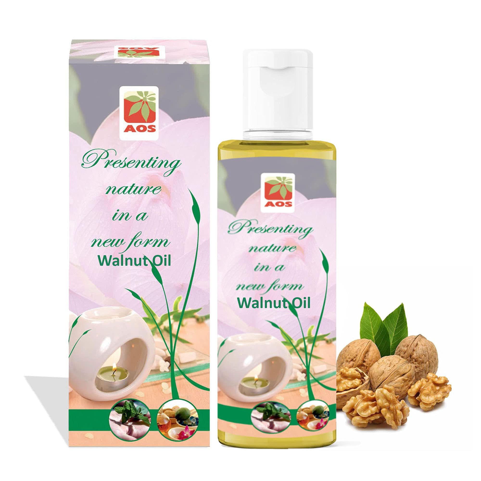 100% Pure Walnut Oil for Hair & Skin Care | Natural Aromatherapy Treatment | 100ml | Perfect for Massage, DIY Beauty & Relaxation