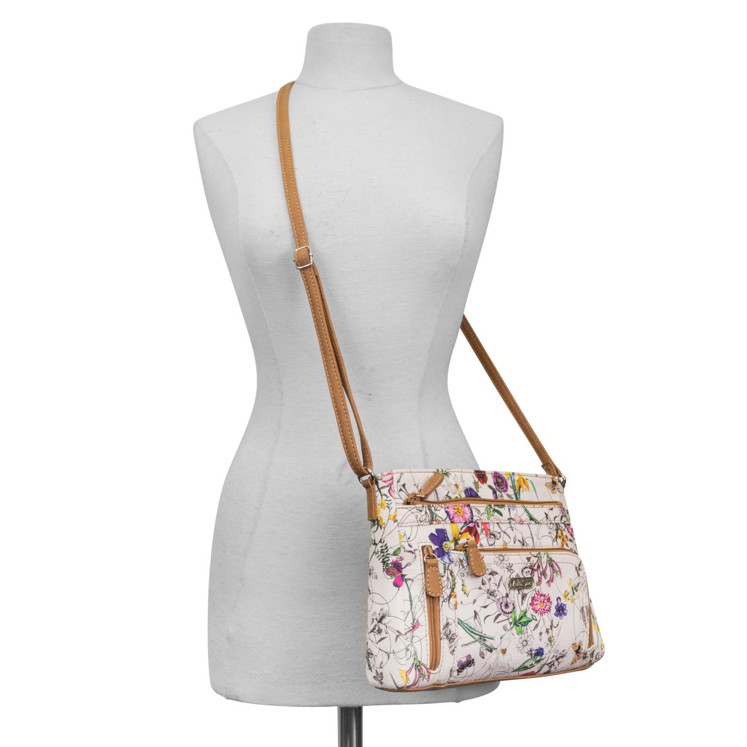 Stylish MultiSac Summerville East West Crossbody Bag for Women - Trendy Shoulder Purse with Adjustable Strap, Perfect for Travel, Shopping & Daily Use