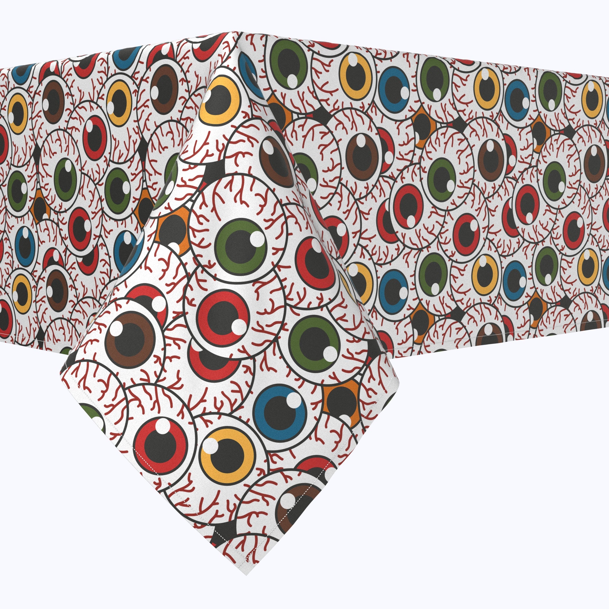 Bloodshot Eyeballs Rectangles - Halloween Contact Lenses for Scary Costume & Cosplay - Perfect for Horror Parties & Theatrical Performances