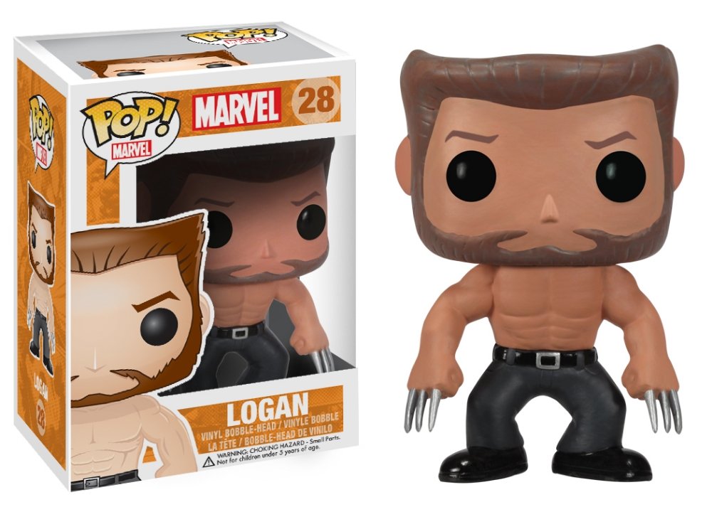 Funko POP Marvel: Wolverine Logan Bobblehead Collectible Figure - Perfect for Marvel Fans, Office Decor & Gift Ideas