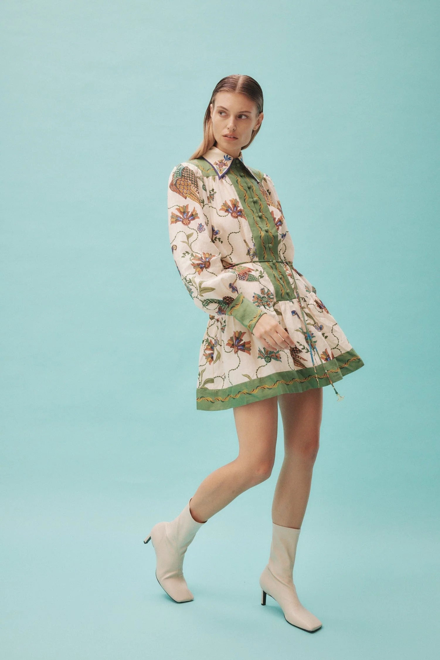 Stylish Birdie Mini Dress for Women - Trendy Floral Summer Dress for Casual Outings & Date Nights