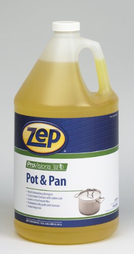 Zep Pot & Pan Detergent - 1 Gallon Heavy Duty Degreaser for Kitchen Cleaning | Removes Tough Grease & Food Residue | Ideal for Restaurants, Home Kitchens & Commercial Use