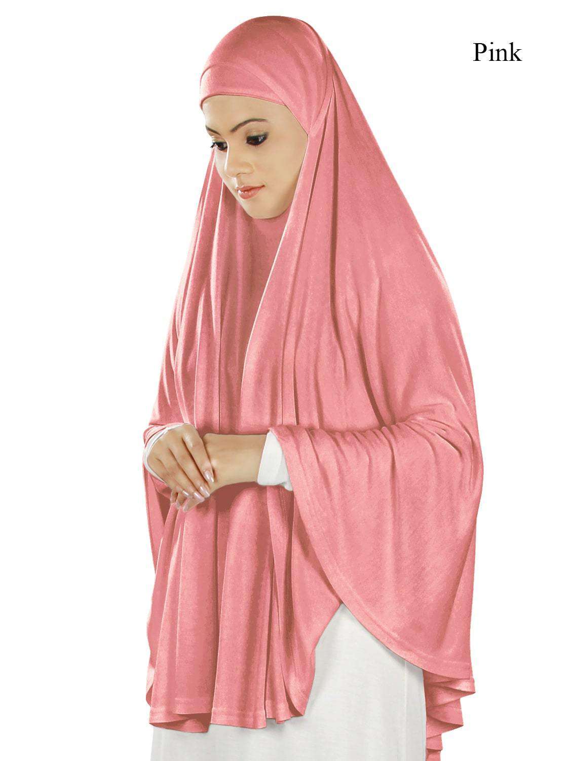 Soft Viscose Jersey Khimar Scarf - Islamic Prayer Hijab for Women - Perfect for Salah, Eid, and Daily Wear