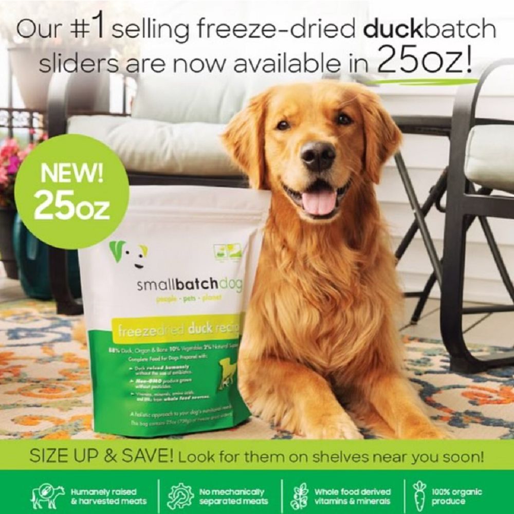 Premium Freeze-Dried Humanely Raised Duck Dog Food - Grain-Free, High-Protein Treat for Small & Large Breeds - Perfect for Training, Travel & Outdoor Adventures