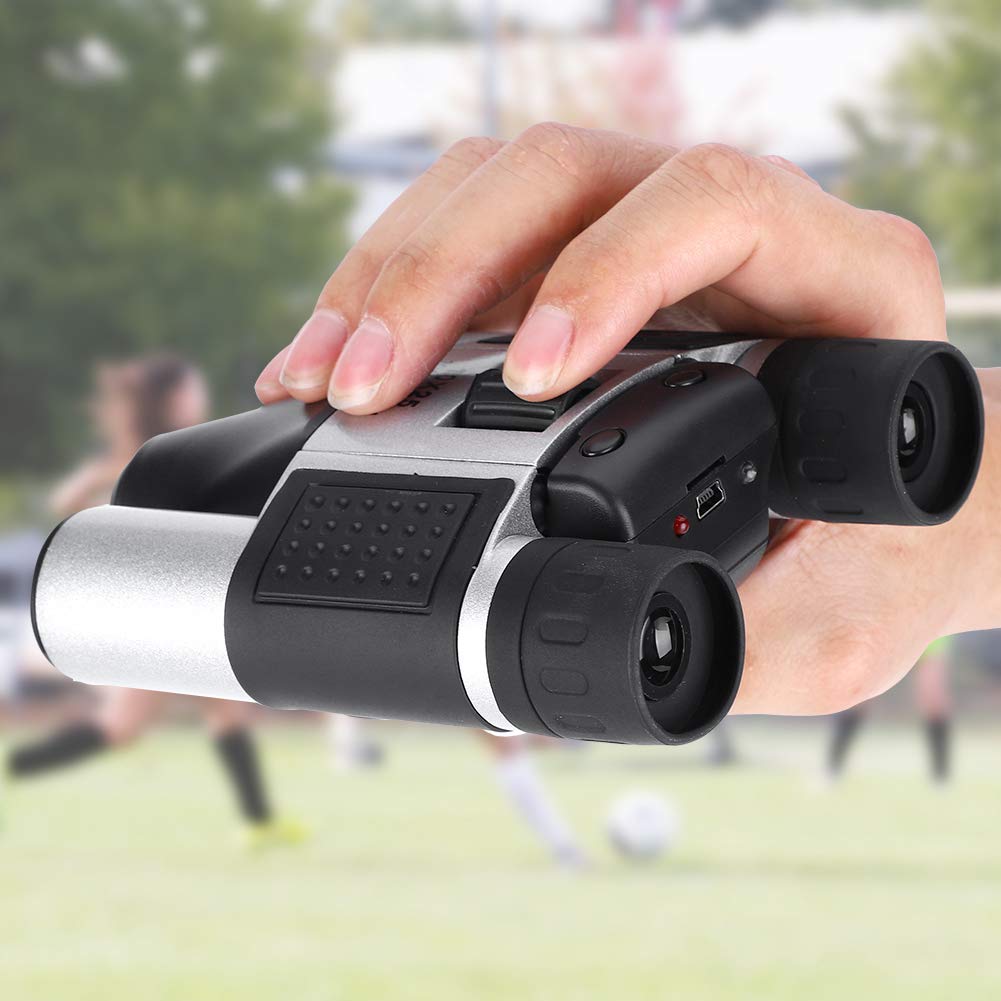 10X25 Digital Camera Binoculars with Zoom & DVR - Portable Telescope Camera for Outdoor Sports, Bird Watching, Hunting - Includes TF Card Reader & Video Recording