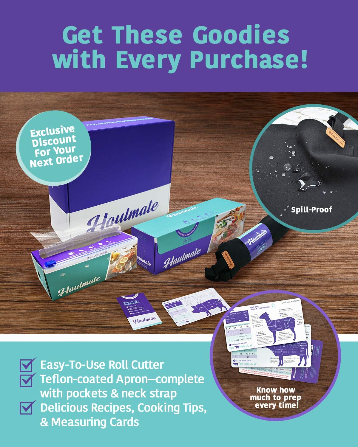 HAULMATE Vacuum Sealer Bags - 11