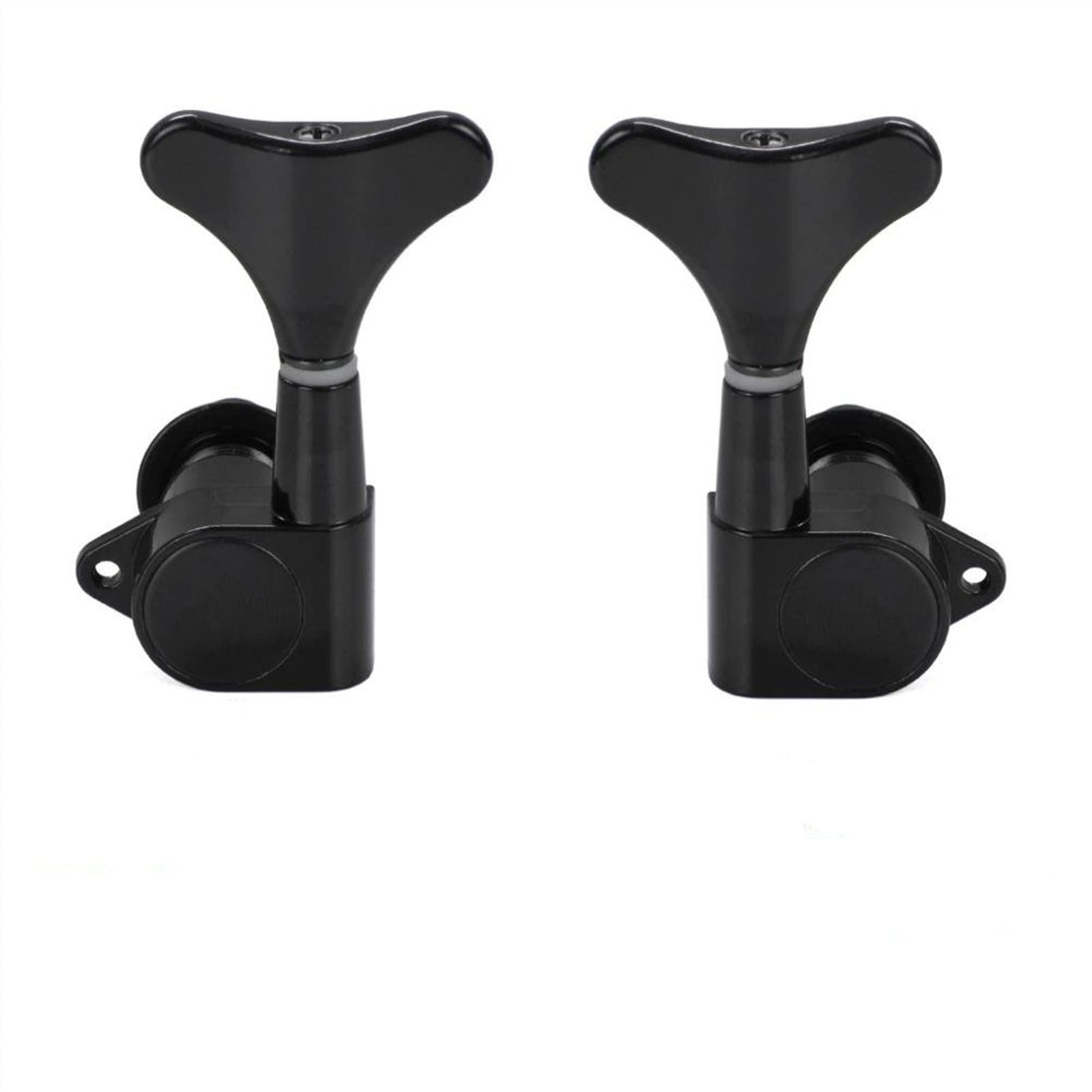 5-Piece Bass Guitar Tuning Peg Set - 2L3R / 2R3L Machine Heads for 5-String Bass (Black) - Perfect for Bass Guitar Maintenance & String Replacement