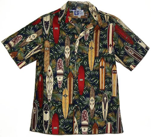 **Hawaiian Shirts for Men - Surfboards Collection Aloha Shirts - Tropical Beachwear for Surfing & Summer Vacations**