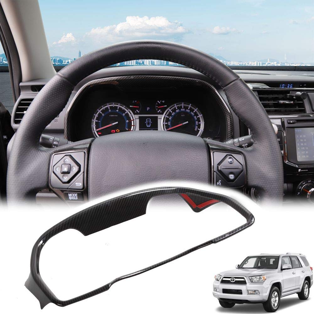 Carbon Fiber Grain Dashboard Trim for Toyota 4Runner SUV 2010-2019 - Voodonala Interior Upgrade - Perfect for Off-Road Adventures & Daily Commutes